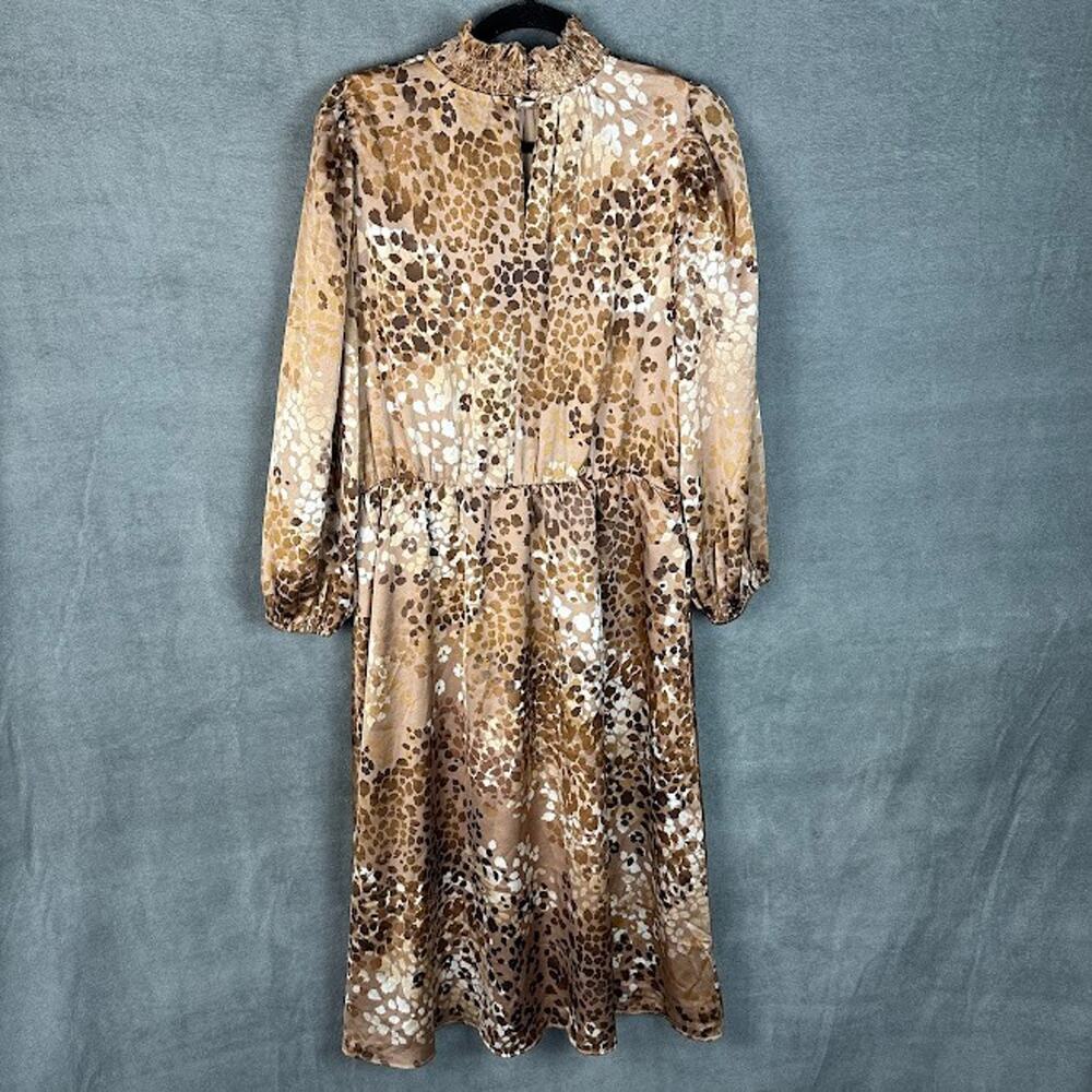 Ann Taylor Dress Women Extra Large Brown Midi Party Holiday Career Quiet Luxury - Picture 7 of 14
